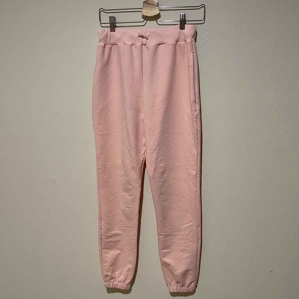 nasty gal - pink high waisted sweat pants 💖